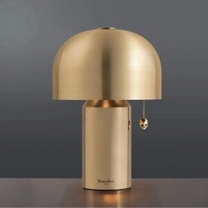 Buster + Punch London X Travis Barker Skull Table Light Lamp in Brass ~ NEW